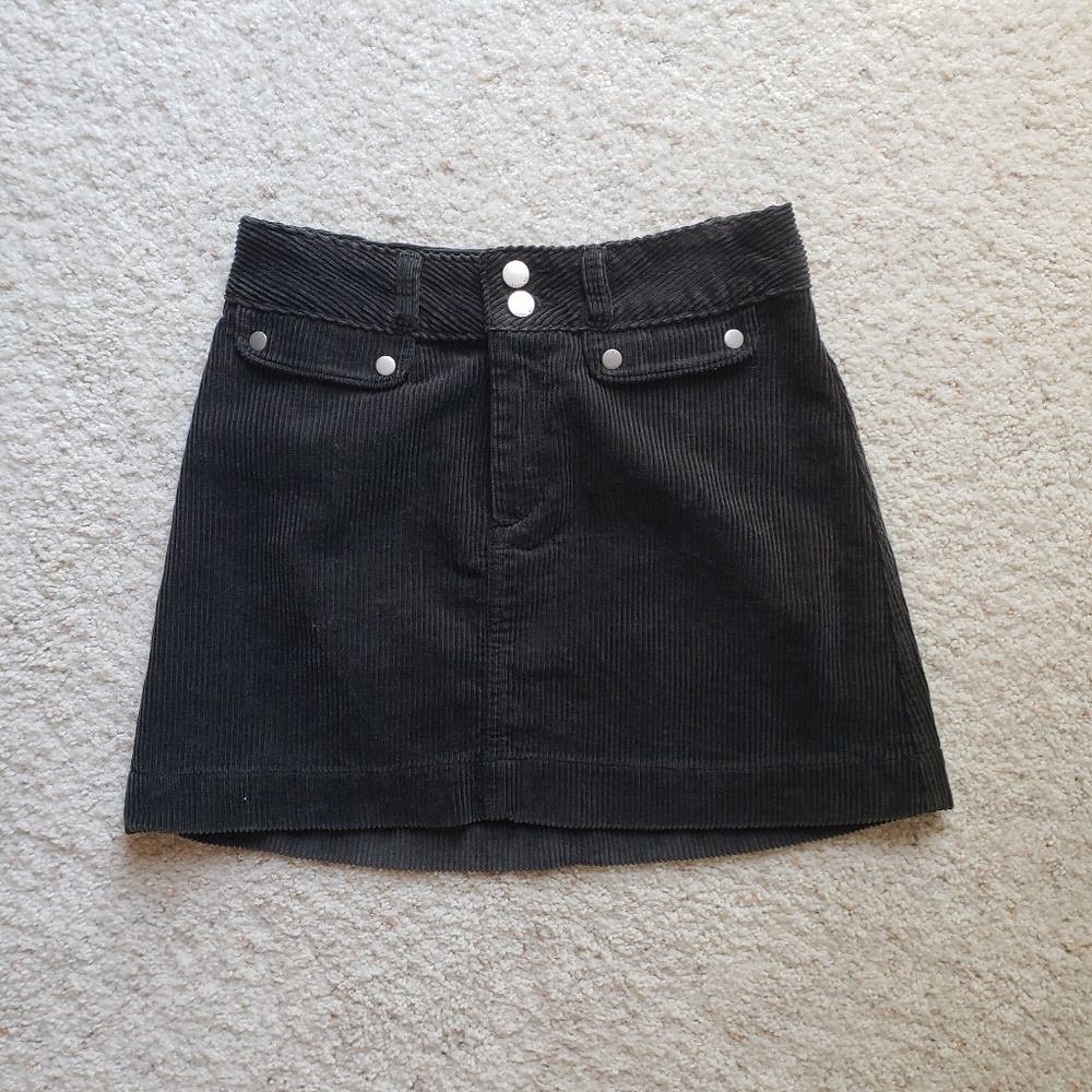 Corduroy Mini Skirt